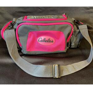 Cabela's Utility Bag 5 Pocket Outdoor Gear Duffle Bag Gray Hot Pink